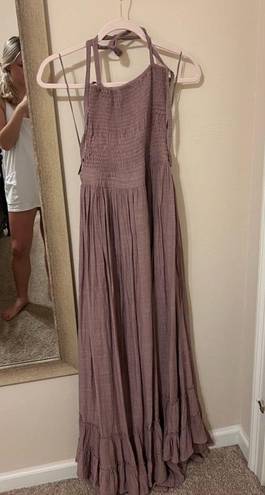 Purple maxi dress