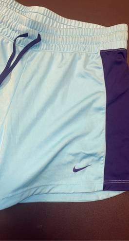 Nike VINTAGE BLUE BASKETBALL SHORTS! NEVER WORN!