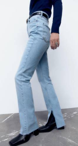 ZARA nwt high waisted slim flare jeans denim pants