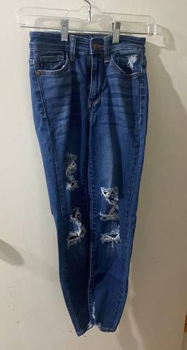 Judy Blue Distressed Skinny Jeans