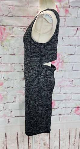 Wilfred Free  Women's Sleeveless Open Low Back Dress Marbled Gray Size L