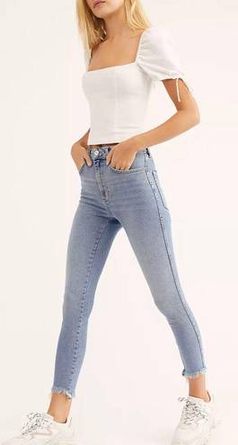 We The Free raw hem high rise jegging