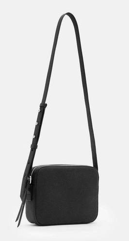 All Saints Captain Leather Square Crossbody Bag