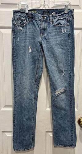 J.Crew  Factory Women's  Vintage Matchstick Jeans 30 R Distressed style