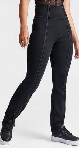 Nike  Sweatpants Tech Fleece Women's High-Waisted Slim Zip Pants Size Small Black