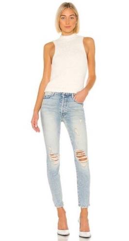 a.gain Mother superior the super stunner ankle jeans in say amen ! Size 25