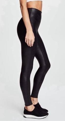 Spanx  Faux Leather Black High Rise Faux Leather Leggings Women’s Size Small