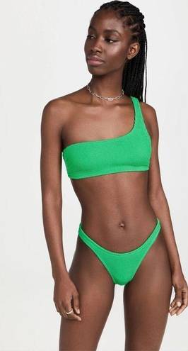 Good American  Always Fits One Shoulder Bikini Top in Summer Green size 3/4 - L/X