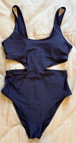 Aerie  One Piece Cut Out Swimsuit Size L (maillot de bain swimwear beach)