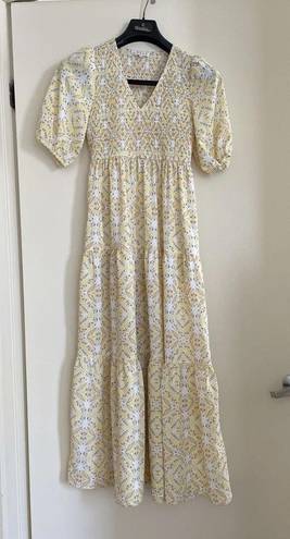 TCEC Smocked Top Print Maxi Dress