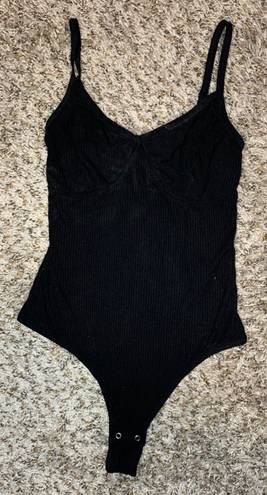 Garage Black Form Fitting Bodysuit