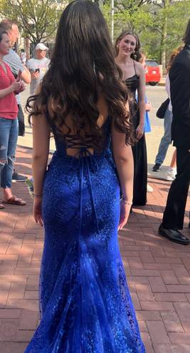 Ellie Wilde Royal Blue Prom Dress