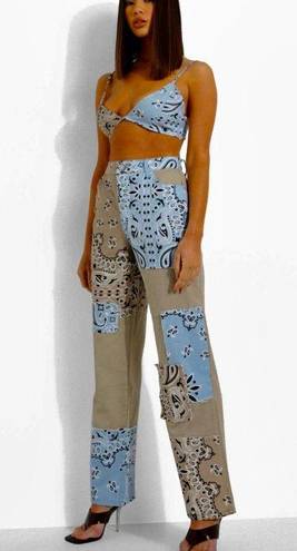 Boohoo Bandana Jeans