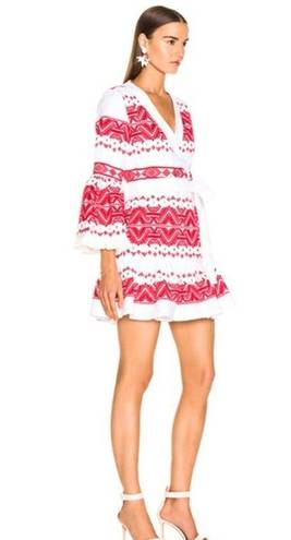 Alexis NWOT!  Cheryl Dress In Rich Embroidery Red