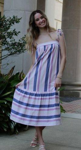 Bebop Purple/Pink Striped Sundress