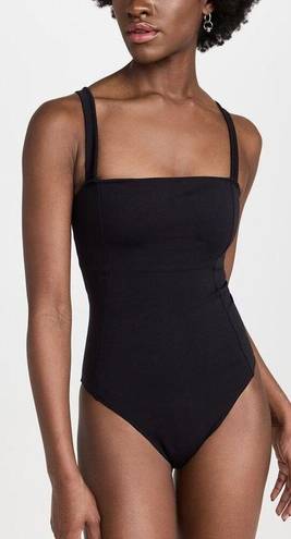 Good American NWT  Sculpt Corset One Piece Swimsuit Black Plus Size 6  3XL