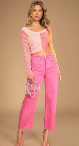 Lulus Pink Jeans