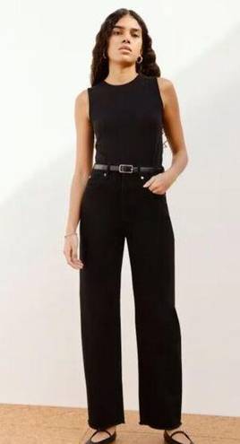 Everlane NWT  The Way High Jeans Coal Black Size 30 Crop