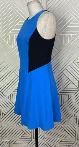 Rag and Bone  Adeline Colorblock Fit & Flare Dress in Blue & Black Size US 4