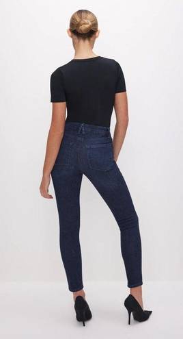 Good American Good Legs Crop Ankle Jeans Dark Wash Blue375 25 0