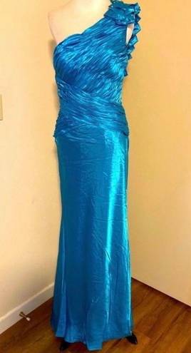 Cinderella Divine One Shoulder Gown Long Formal Dress Size 8