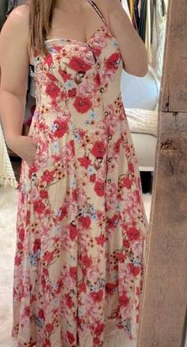 Listicle  floral maxi dress new with tags size large