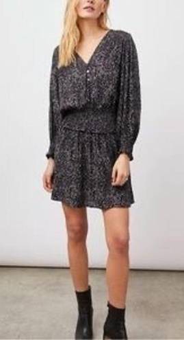 Rails  Zana Dress Charcoal Abstract Animal Size Small