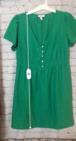 Isabel Maternity  Short Sleeve Woven Maternity Dress - Green Women’s M NWOT