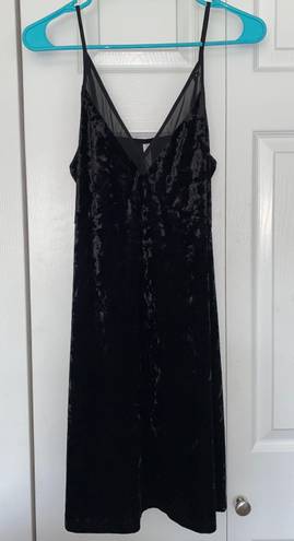 Xhilaration Xhileration Black Velvet Dress