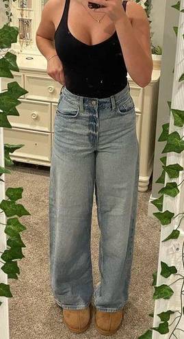 Old Navy NYOT-  High Rise Baggy Wide Leg Jeans Size 0
