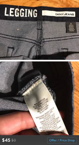 DKNY Dark Wash indigo Classic Denim Slim Fit High Waist Skinny jeans plus-size free movement