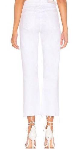 GRLFRND 🌴 Tatum Cropped Flare White Jeans Size 28