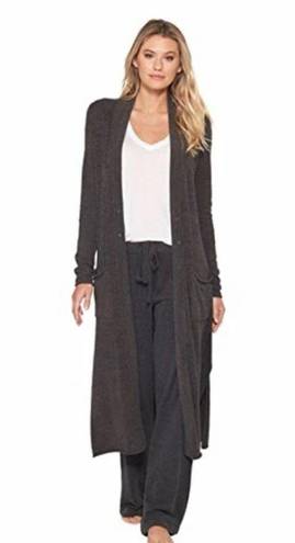 Barefoot Dreams  CozyChic Ulta Lite Long Button Front Cardi Duster Small