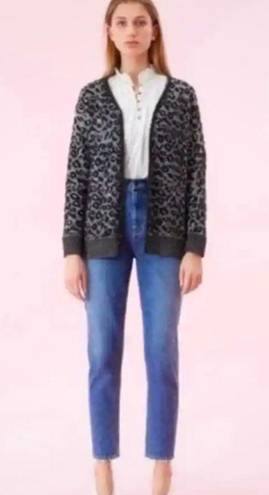 Rebecca Taylor LA VIE by  Leopard Cardigan Sweater