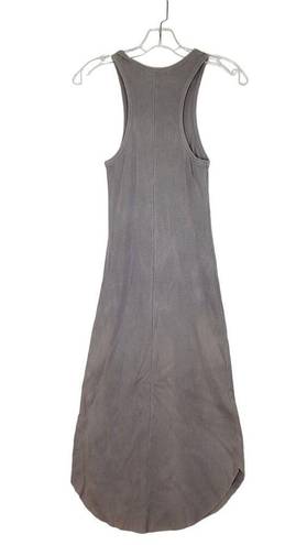 Young Fabulous and Broke  Women's Gray Robbie Ribbed Tank Midi Dress Size XS