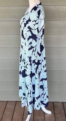 Natori  Shibori Floral - Fluid Crepe Drape Dress