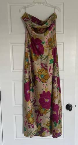 Boutique Strapless Dress Multiple Size L