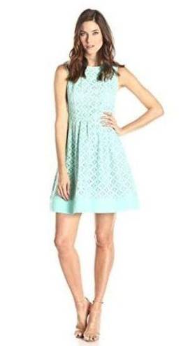 Jessica Howard  Dress 8 Lace Overlay Illusion Pastel Mint Dressy Event Party