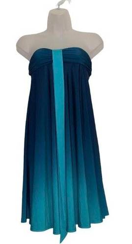 Jordan Taylor Ombré Dress Blue Small