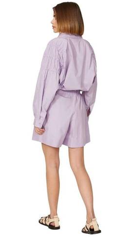 One Piece AKNVAS Ketevan Cotton Romper in Purple Medium Womens Short 