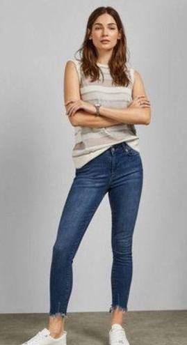 Ted Baker  • Catrina Skinny Jeans • Uneven Raw Hem • 26