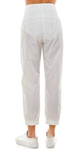 TCEC | Smocked Waist Jogger with Pockets | White | S | CP9480 | Sample Sale