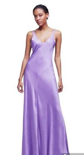 L'Agence Clea Maxi Slip Dress Size Orchid/Lavender/purple 6 Orchid