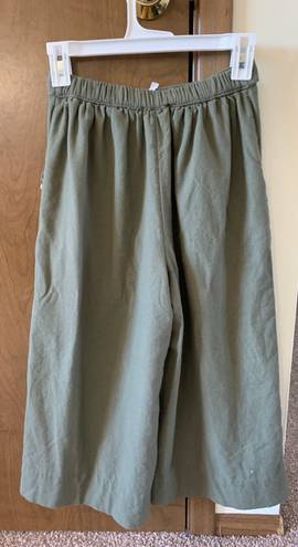 American Eagle Cropped Wide Leg Pants