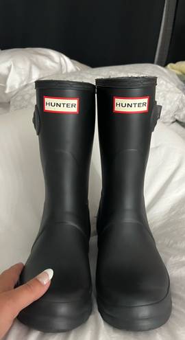 Hunter Rain Boots Matte Black