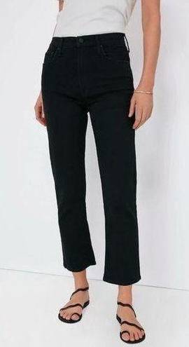 MOTHER High Waisted Rider Ankle Jeans in Not Guilty Black Size 24