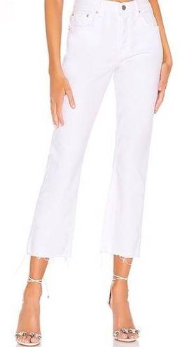 GRLFRND 🌴 Tatum Cropped Flare White Jeans Size 28