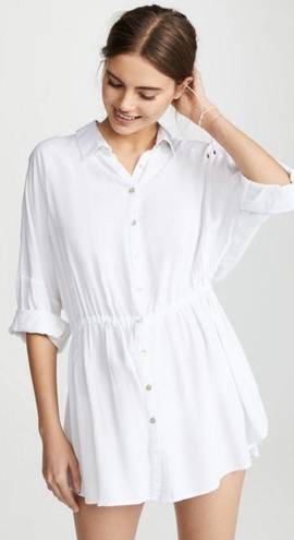 l*space NWT  Pacifica Tunic Cover-Up in White sz M/L
