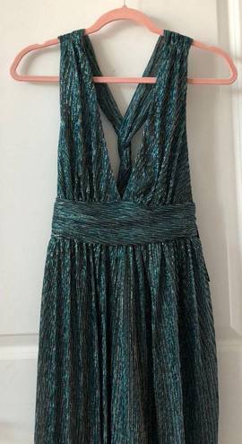 Lulus Blue Green Sparkly Dress