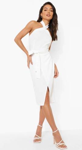 Boohoo White Dress